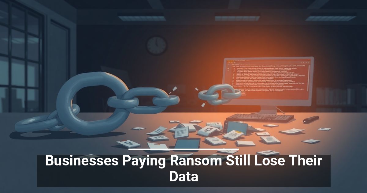 Businesses Paying Ransom Still Lose Their Data
